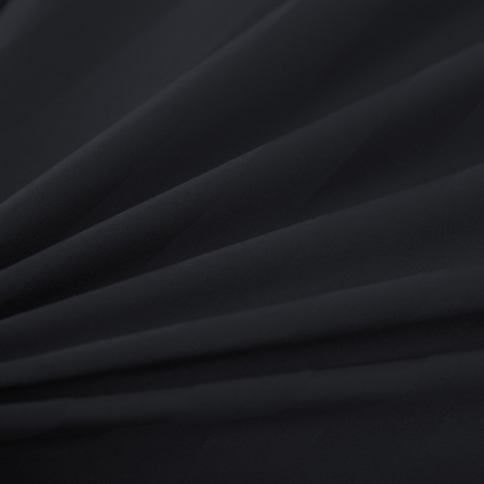 Komplet pościeli 160x200 Czarna Adamaszek Pasy z Lamówką Elegancka