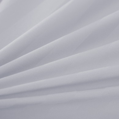Komplet pościeli 220x200 Srebrna Adamaszek Pasy z Lamówką Elegancka