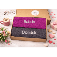 Ręczniki na prezent dla Babci i Dziadka Ręczniki Haftowane grube polskie