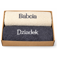 Ręczniki na prezent dla Babci i Dziadka Ręczniki Haftowane grube polskie