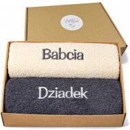 Ręczniki na prezent dla Babci i Dziadka Ręczniki Haftowane grube polskie