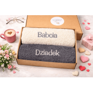 Ręczniki na prezent dla Babci i Dziadka Ręczniki Haftowane grube polskie