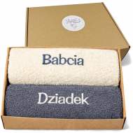 Ręczniki na prezent dla Babci i Dziadka Ręczniki Haftowane grube polskie