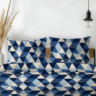Komplet pościeli 160x200 100% bawełna modny wzór jodełka