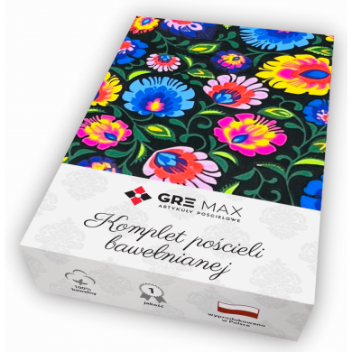 Komplet pościeli 160x200 + 2x 70x80 100% bawełna gruba polska łowicz