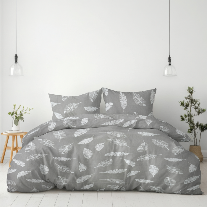 Komplet pościeli 160x200 + 2x 70x80 100% bawełna gruba polska piórka