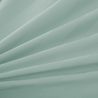 Komplet pościeli 220x200 Miętowa Adamaszek Pasy z Lamówką Elegancka