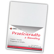 Prześcieradło bawełniane bez gumki 160x200 róż jasny