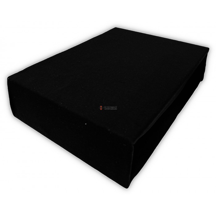 Prześcieradło JERSEY z gumką 180x200 Czarne
