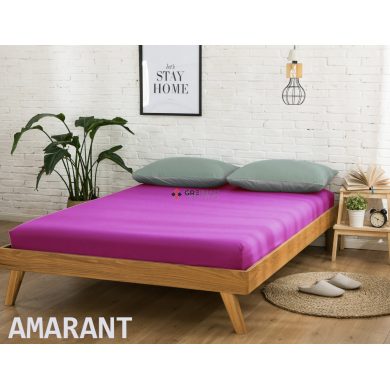 Prześcieradło JERSEY z gumką 220x200 Amarant