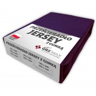 Prześcieradło JERSEY z gumką 220x200 Turkus
