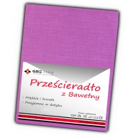 Prześcieradło bawełniane bez gumki 160x200 szafirowe