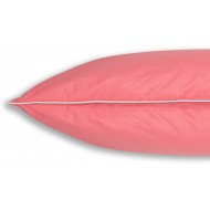 Poduszka puchowa premium 50x60 0,5kg różowa puch gęsi biały