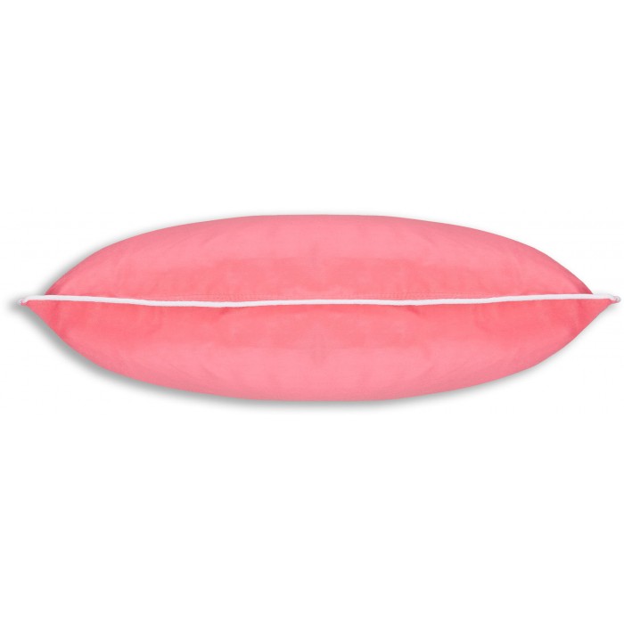 Poduszka puchowa premium 50x70 0,6kg różowa puch gęsi biały