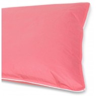 Poduszka puchowa premium 70x80 1kg różowa puch gęsi biały