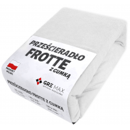 Prześcieradło FROTTE z gumką 220x200 białe