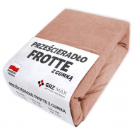 Prześcieradło FROTTE z gumką 120x200 zieleń