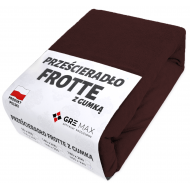 Prześcieradło JERSEY z gumką 220x200 Turkus