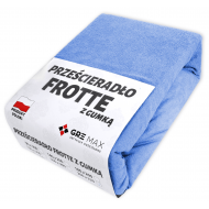 Prześcieradło FROTTE z gumką 120x200 bordowe