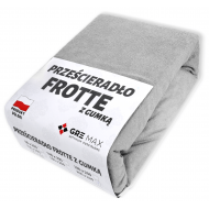 Prześcieradło FROTTE z gumką 220x200 popiel jasny