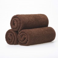 Ręcznik 50x100 brąz 100% bawełna kąpielowy chłonny brąz